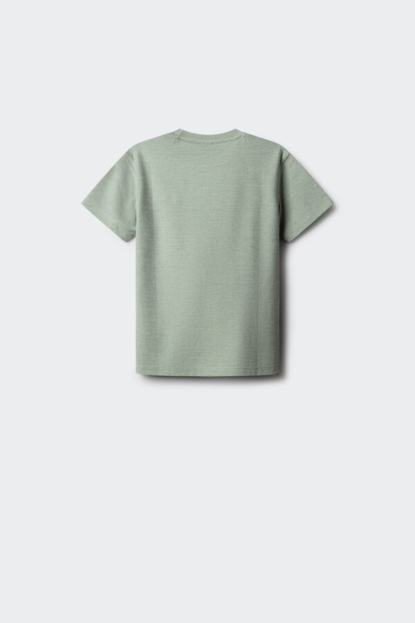 Springfield Kids Majica kratkih rukava od Oxford tkanine za dečake Zelena