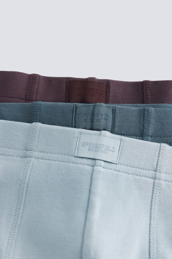 Springfield Pack of 3 comfort boxers blue
