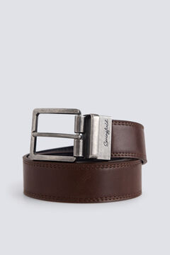 Springfield Reversible denim belt