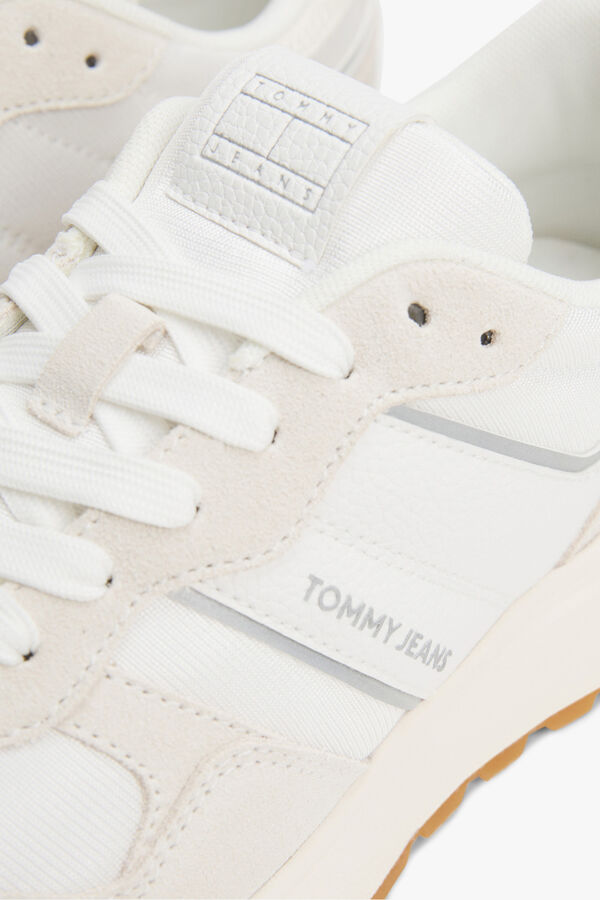 Tommy Jeans Zapatillas runner de mujer de Tommy Jeans blanco