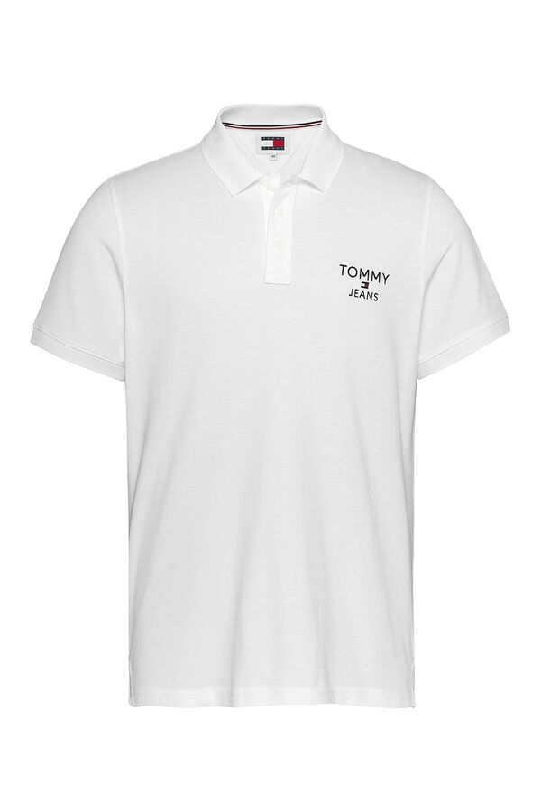 Springfield Men's Tommy Jeans polo shirt white