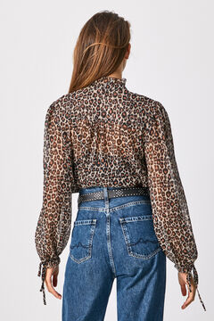 Springfield ANNIE ANIMAL PRINT BLOUSE color