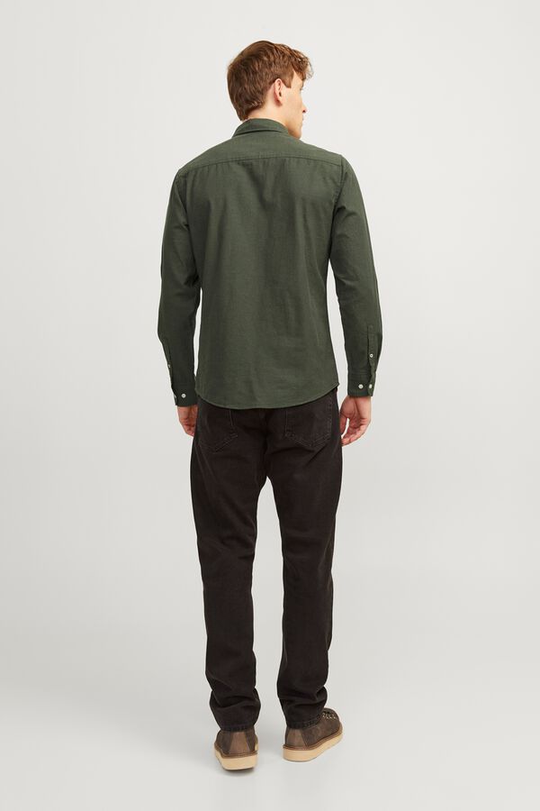 Jack & Jones Regular oxford shirt green