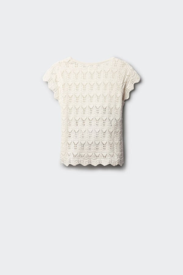 Springfield Kids Dečiji heklani top Bež