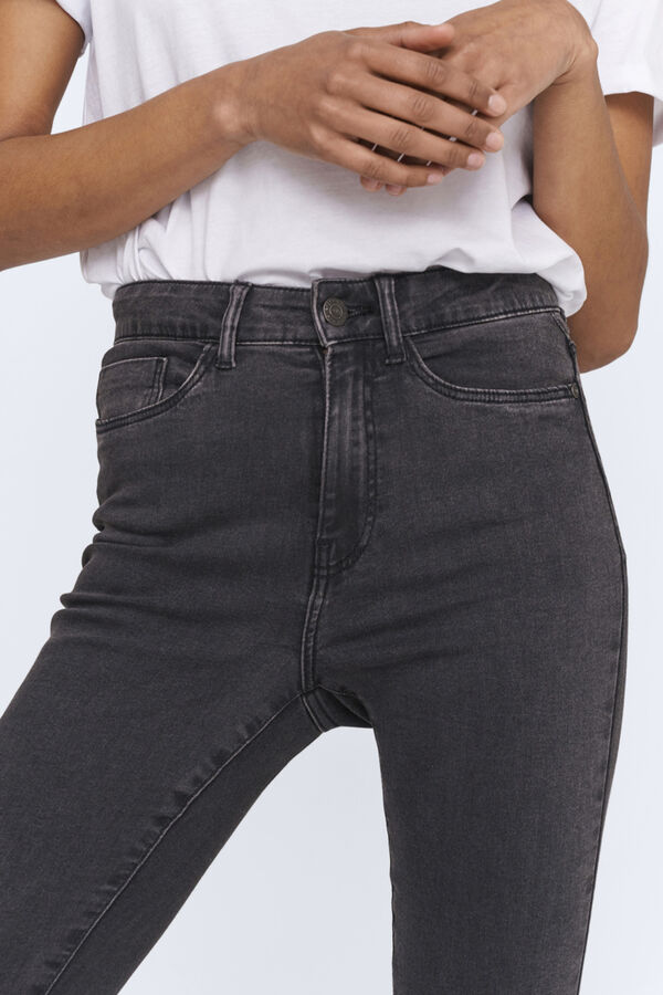 Springfield Flare Jeans gris medio