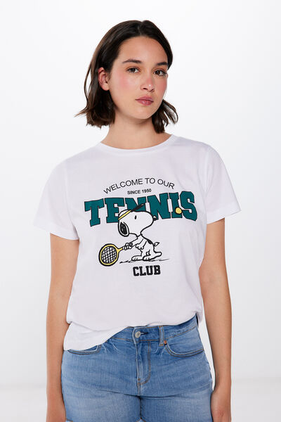 Springfield "Tennis Snoopy" T-shirt white