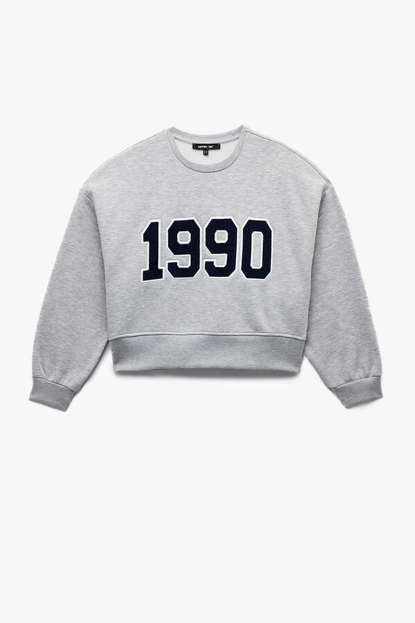 Koton Sudadera crop gris