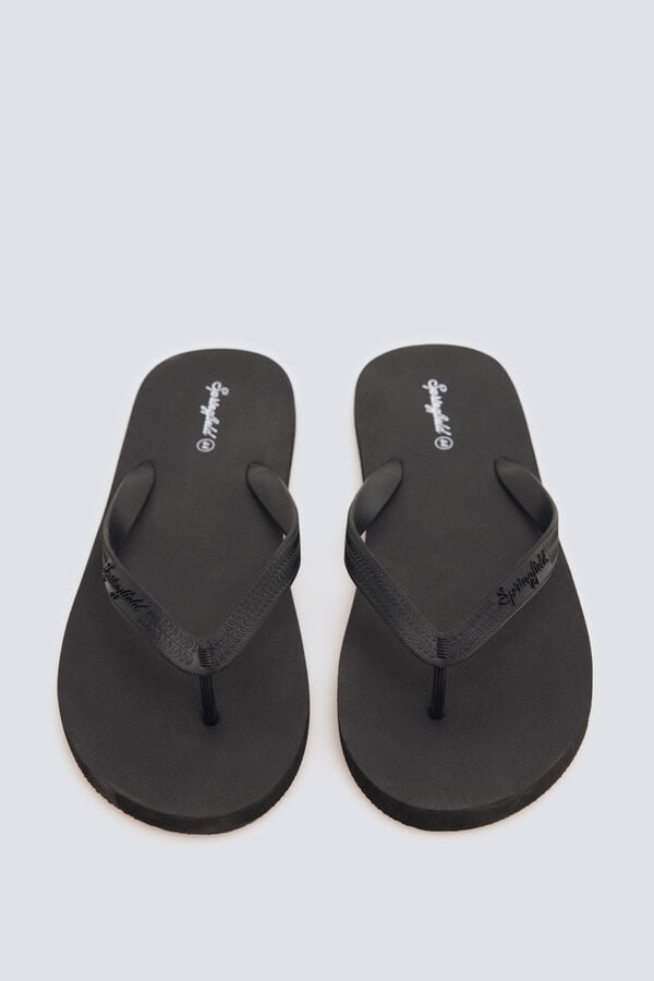 Springfield Toe post sandal black
