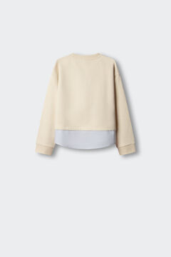 Springfield Kids Sweatshirt bimaterial varsity menina