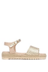 XTI Casual buckle sandal printed