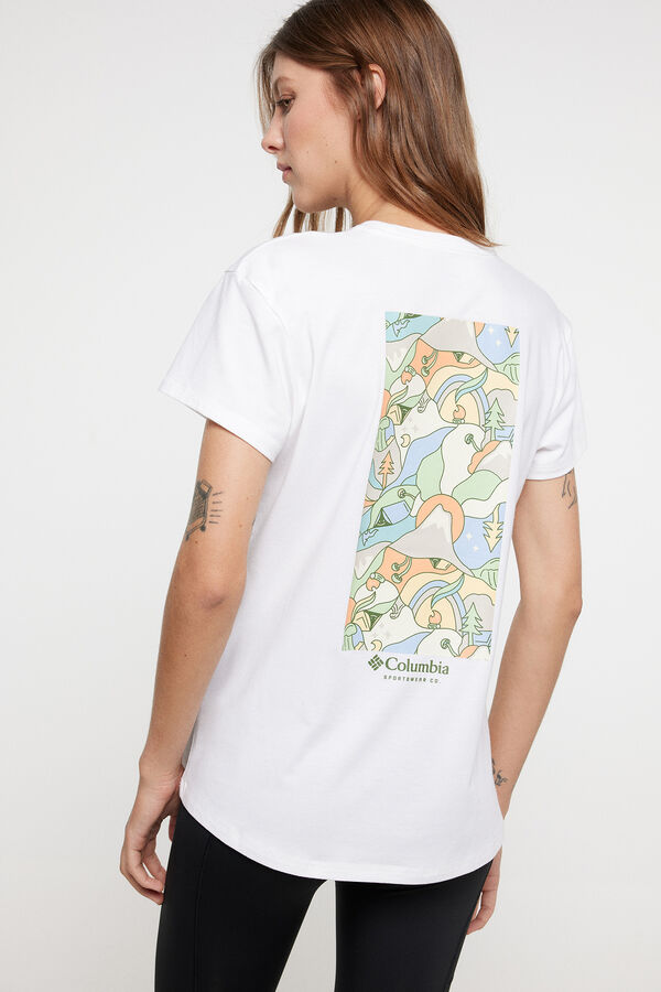 Springfield T-Shirt mit Print Columbia Sun Trek™ für Damen blanco