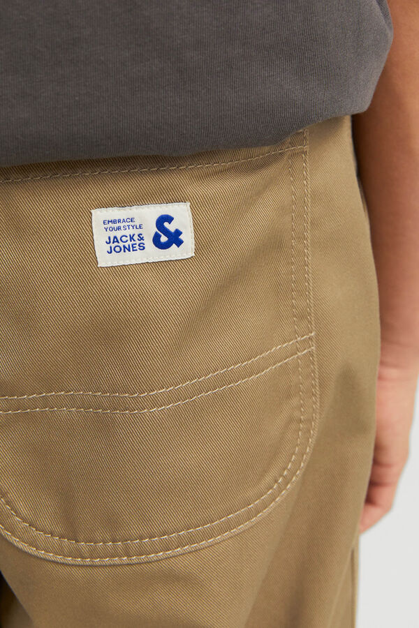 Jack & Jones Junior Cal&ccedil;as relaxadas cru