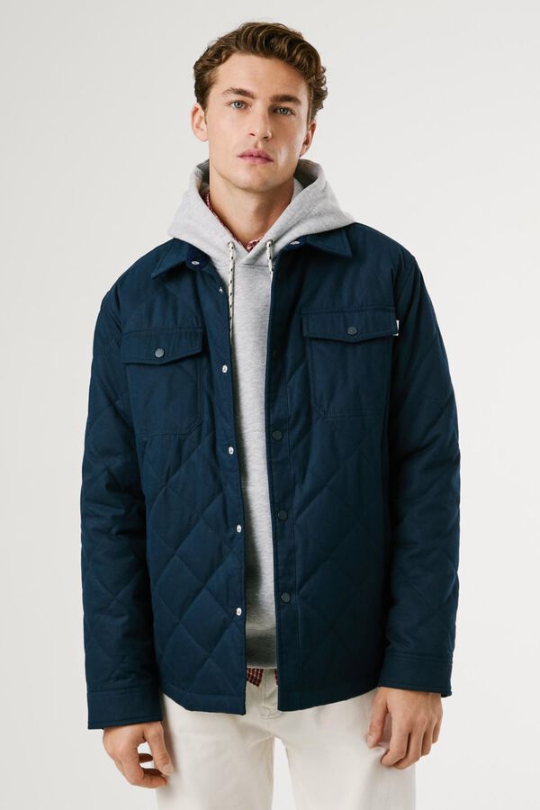 Pepe Jeans Padded Overshirt blue