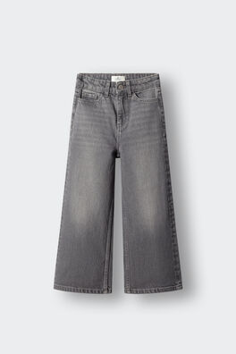 Pantalon culotte denim niña