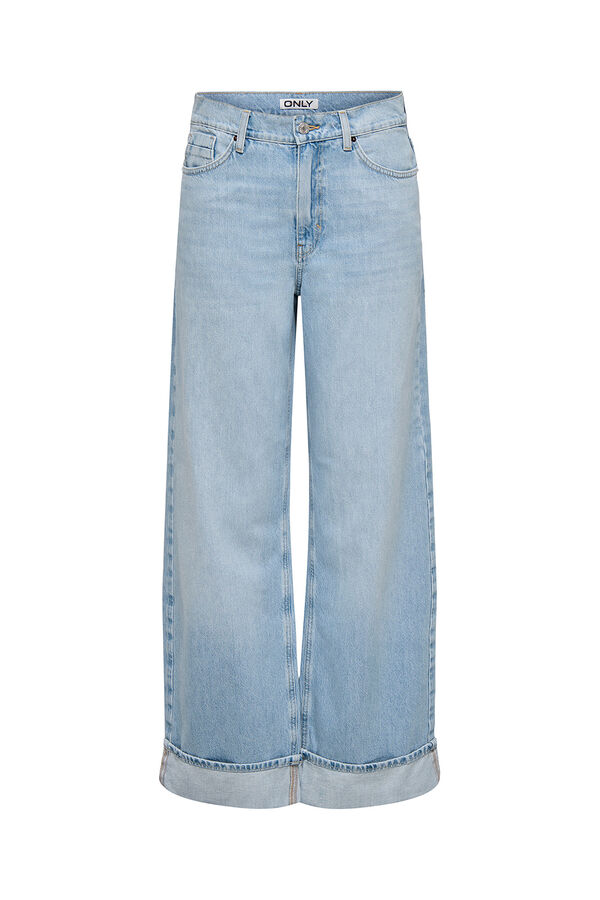 Only Jeans wide azul