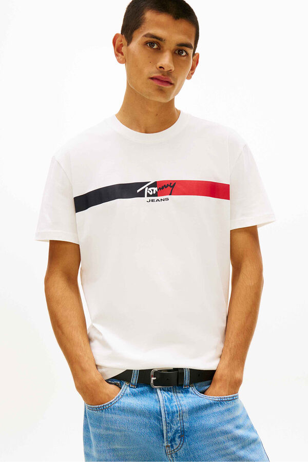 Tommy Jeans Regular fit short sleeve T-shirt beige
