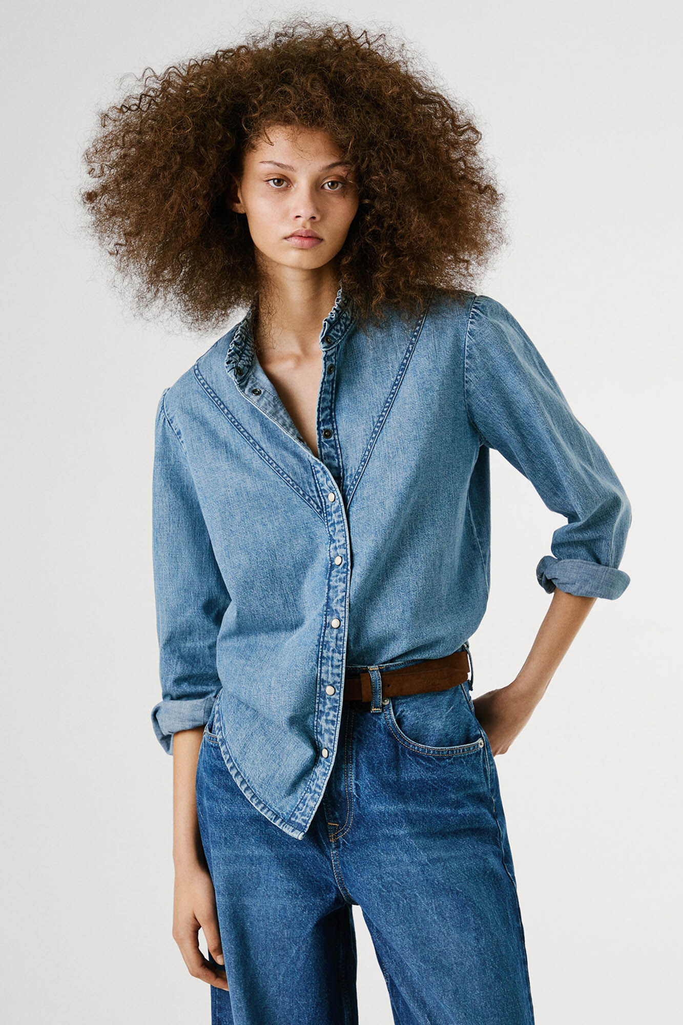 Pepe Jeans Blusa vaquera regular