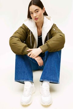 Tommy Jeans T&ecirc;nis Tommy Jeans branco com logo lateral