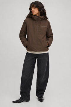 Jack & Jones Blus&atilde;o t&eacute;cnico com capuz