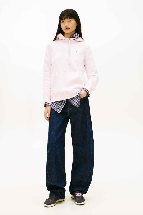 Tommy Jeans Regular fit sweatshirt pink