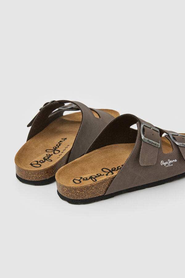 Springfield Double-buckle sandals | Pepe Jeans brown