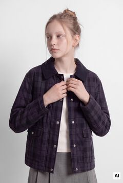 Springfield Kids Casaco aos quadrados para menina