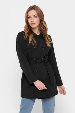 Springfield Classic cotton trench coat black