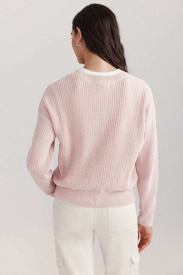 Springfield Chenille braided jumper pink