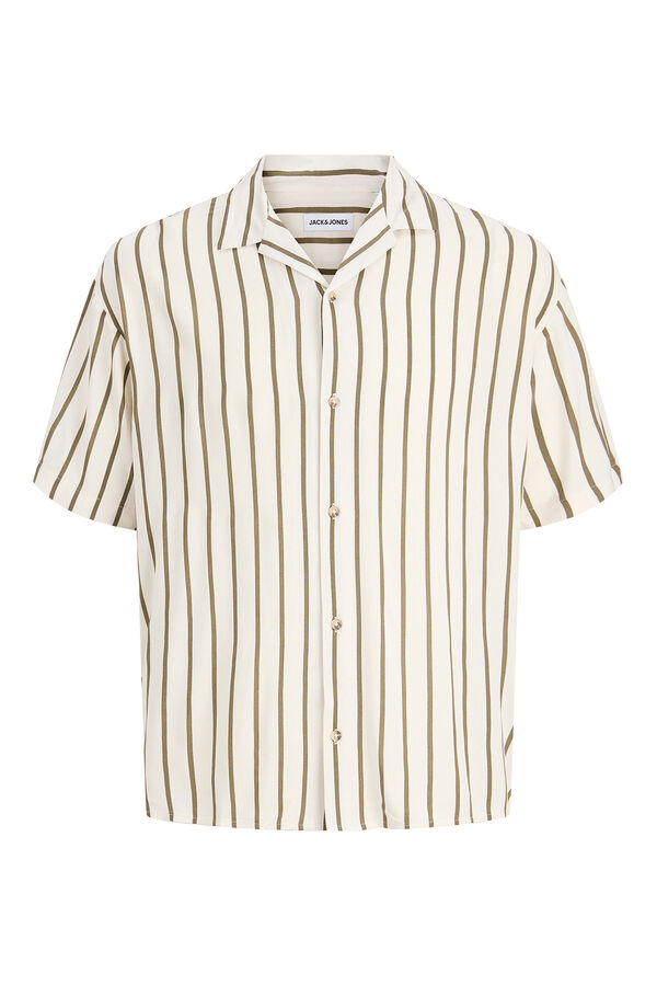 Jack & Jones PLUS Printed short-sleeved shirt nude