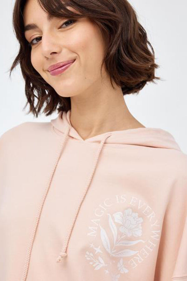 Inside Sudadera Con Capucha rosa