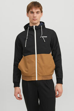 Springfield Lightweight technical hooded jacket black