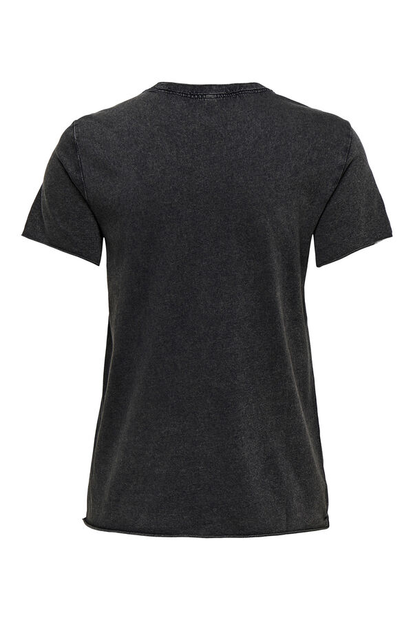Only Printed short-sleeved T-shirt grey