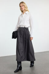 Trendyol Pleated skirt Siva