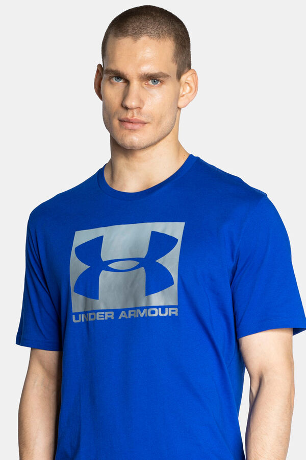 Springfield T-shirt manga curta estampado Under Armour  azul