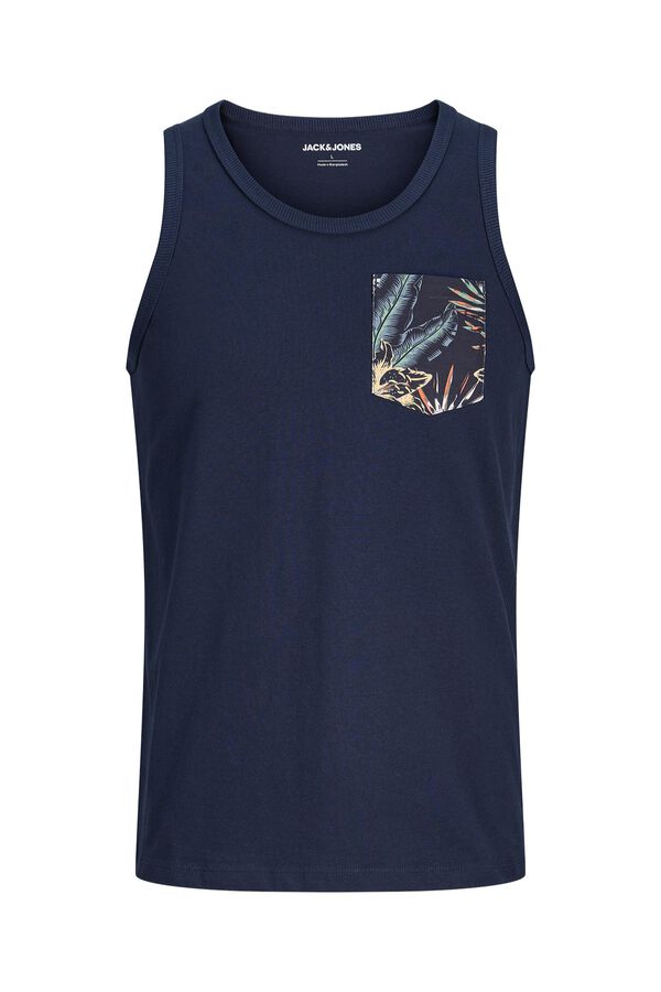 Jack & Jones Regular fit vest top blue