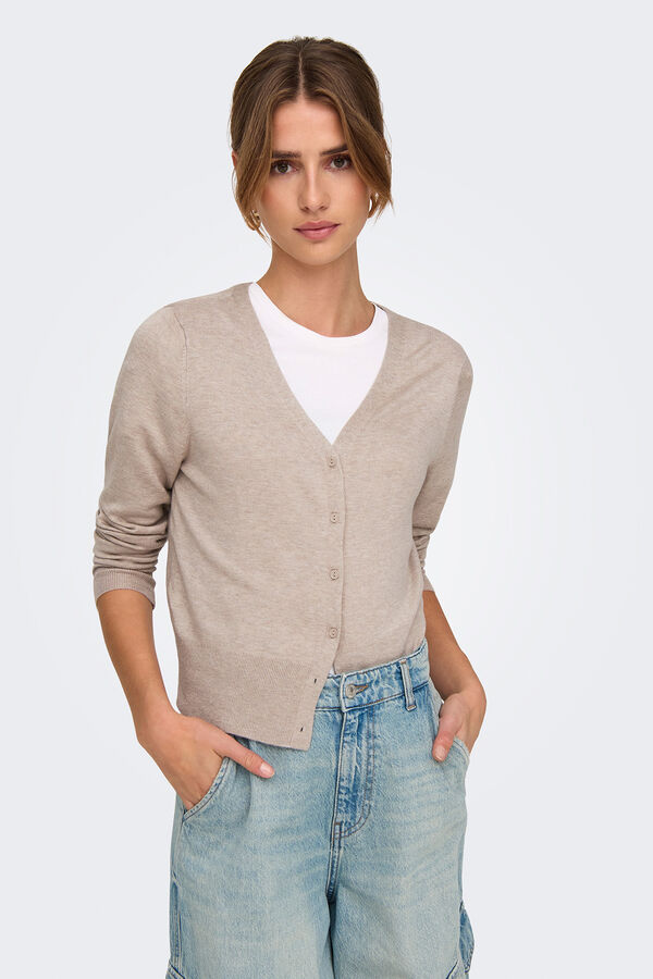 Only Feinstrickpullover Wei&szlig;