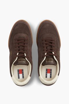 Tommy Jeans Leather sneakers with flag