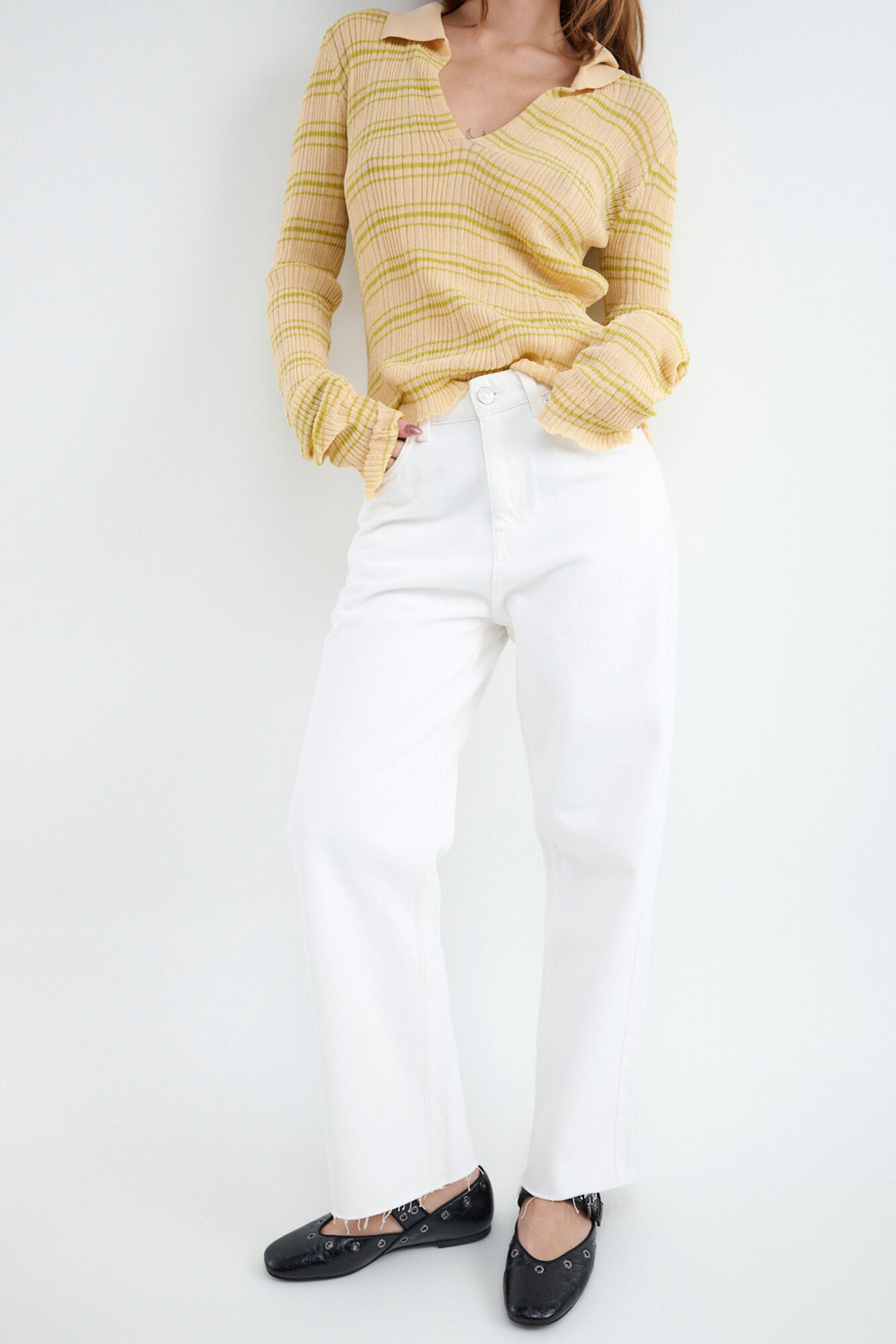 Balmohk Jeans reto cropped