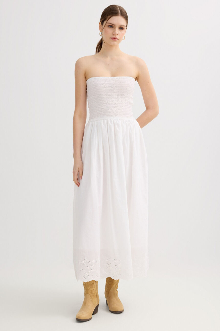Vestido maxi bandeau