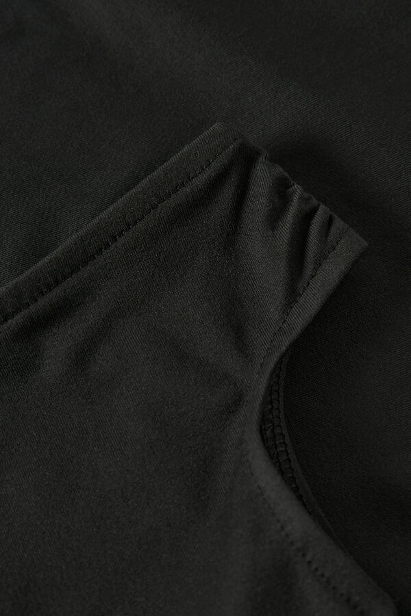 Name It Ruched strap top black