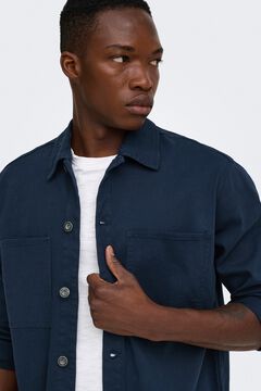 Only & Sons Relaxed fit overshirt with pockets