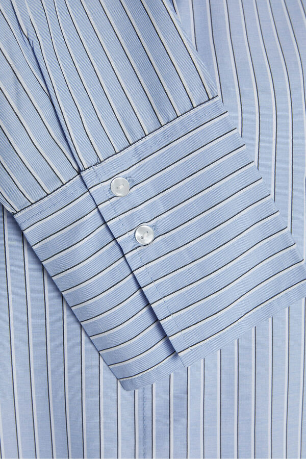 Jack & Jones Basic poplin shirt blue