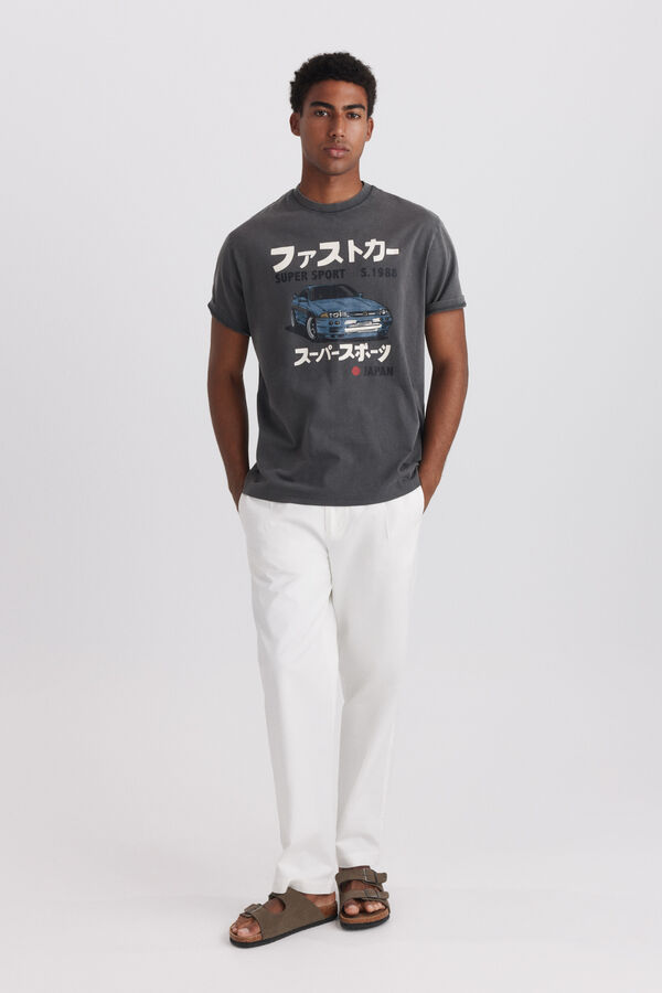 Springfield Japan Sport T-shirt grey