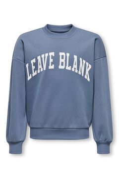 Only & Sons Junior Sweatshirt oversize gola redonda estampada