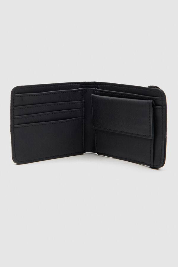 Inside Cartera Hombre Cierre Elastico negro