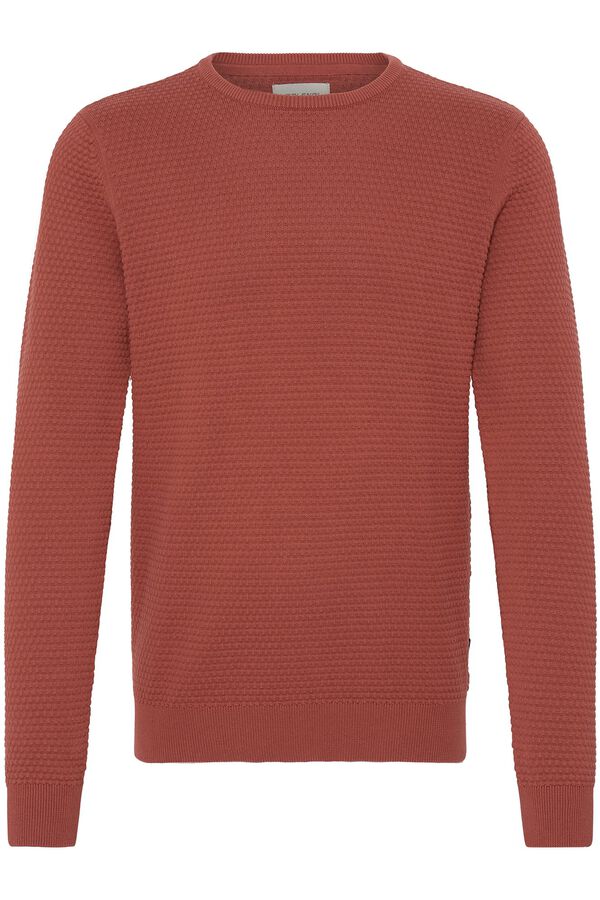 Blend Round neck jumper red