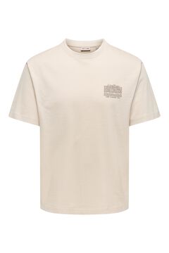 Only & Sons Camiseta print trasero manga corta