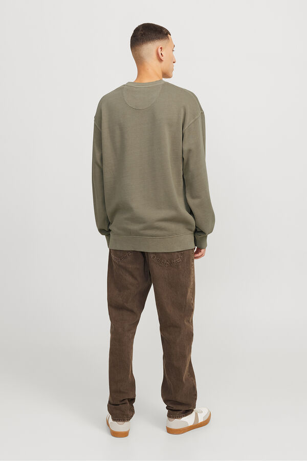 Jack & Jones Sudadera b&aacute;sica loose fit gris