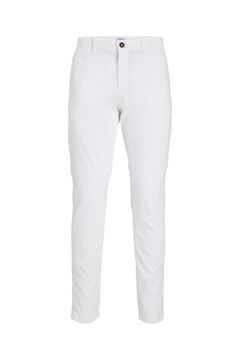 Springfield Pantalón chino slim fit blanco