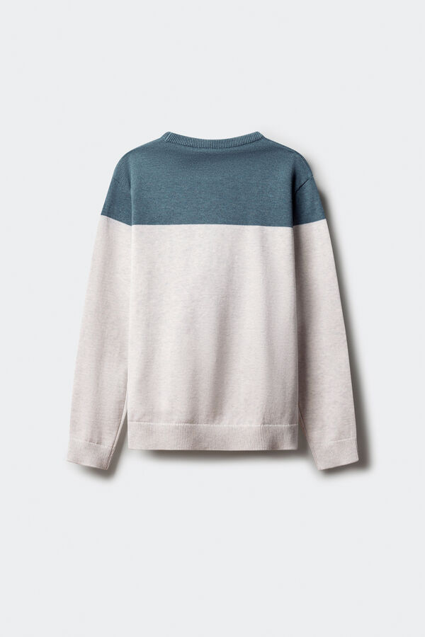 Springfield Kids Children's Color Block Sweater Siva